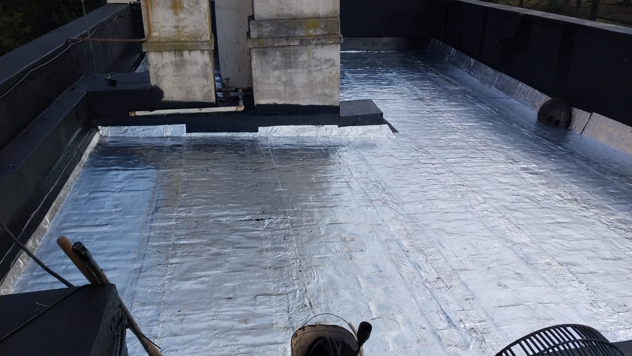 Detalle de impermeabilización con membrana asfáltica